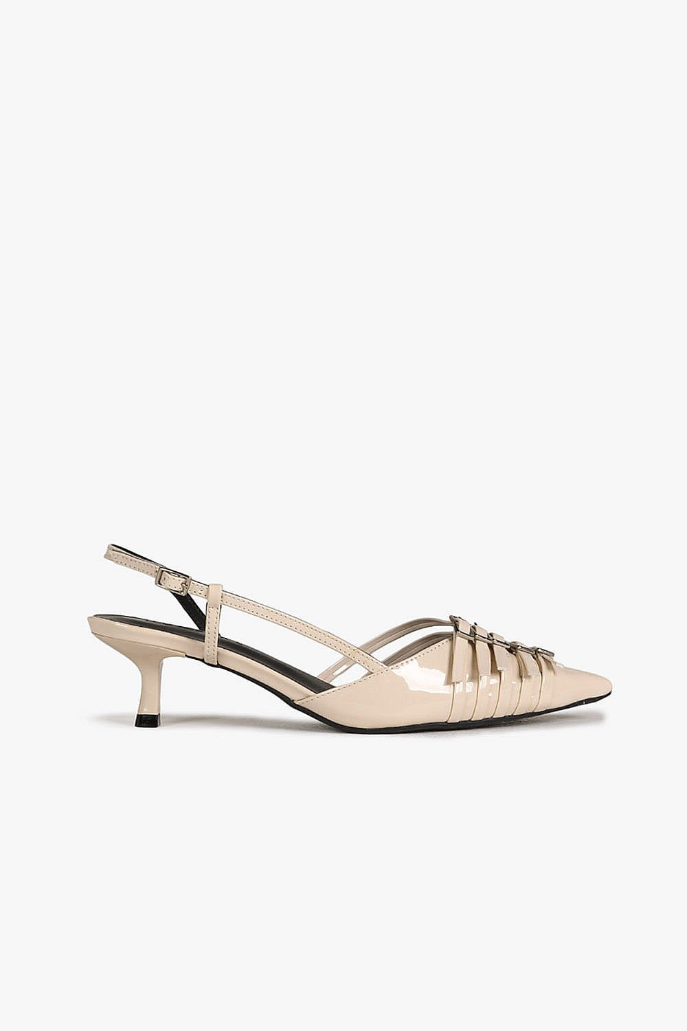 Scarpin Feminino Slingback Mundial Graziele Branco 1