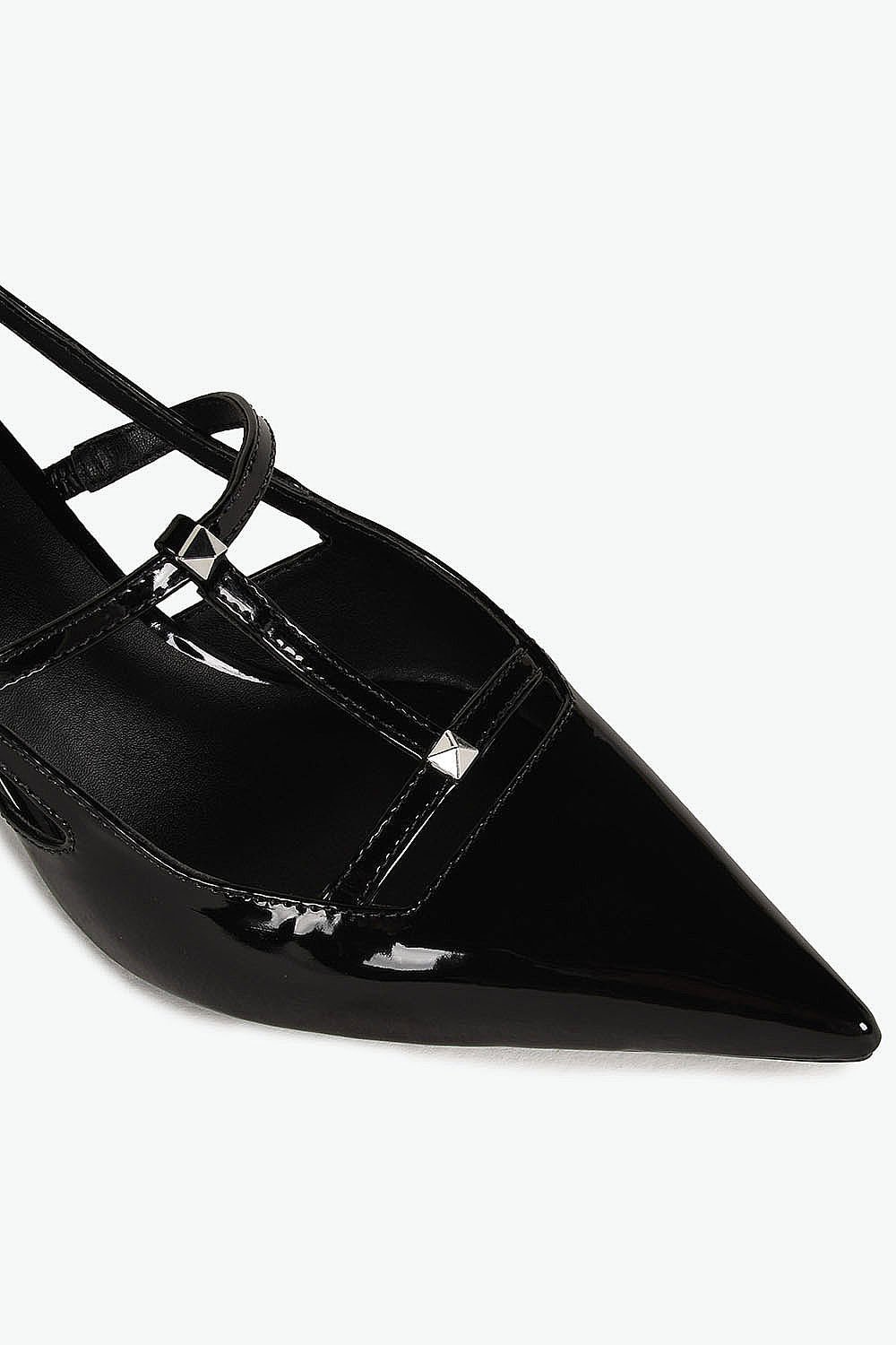 Scarpin Feminino Slingback Mundial Eugenia Preto 2