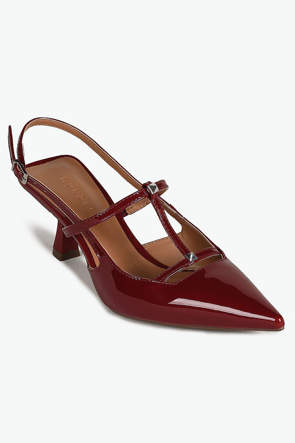 Scarpin Feminino Slingback Mundial Eugenia Bordô 5