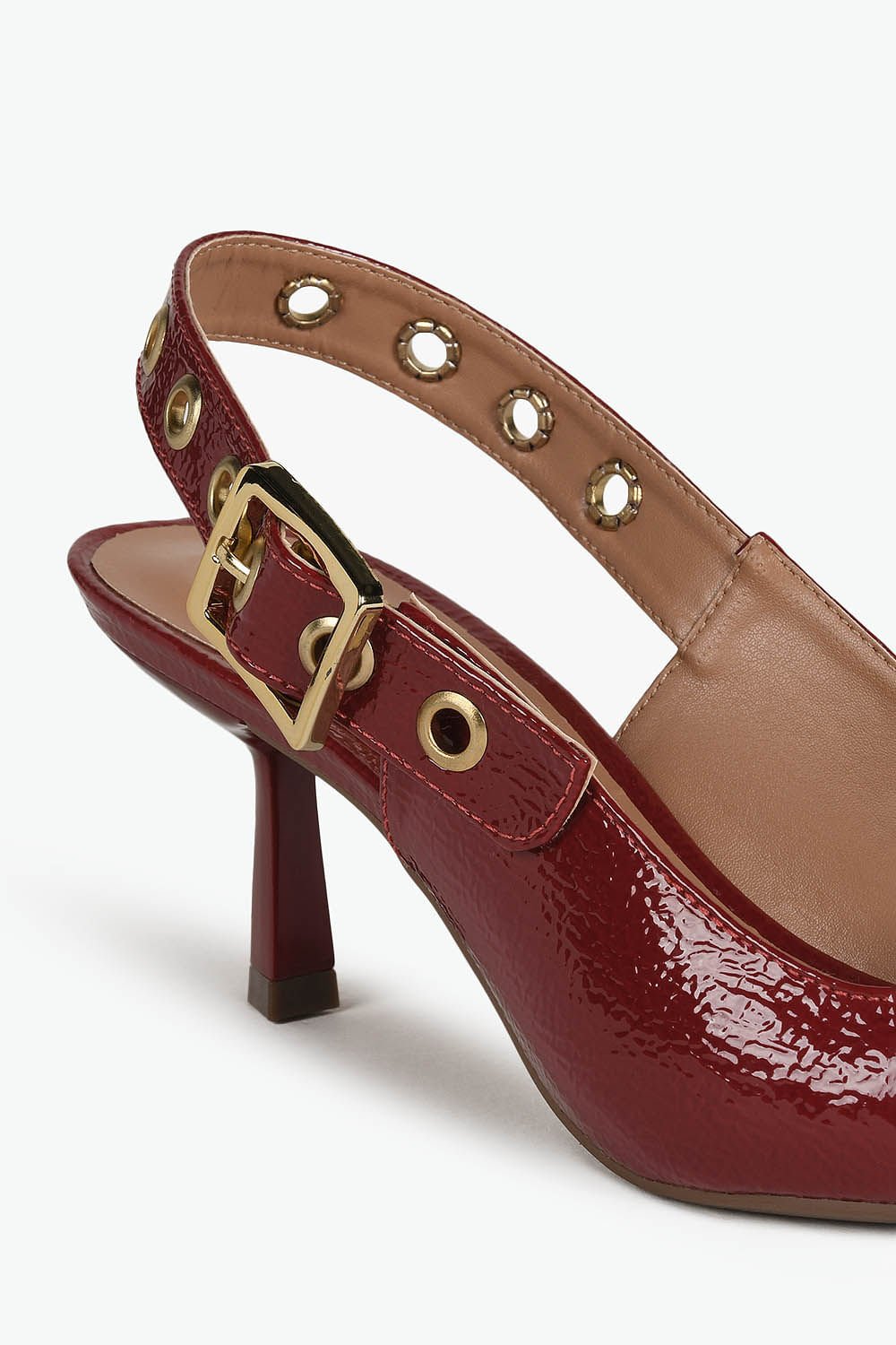 Scarpin Feminino Slingback Mundial Emanuelly Bordô 3