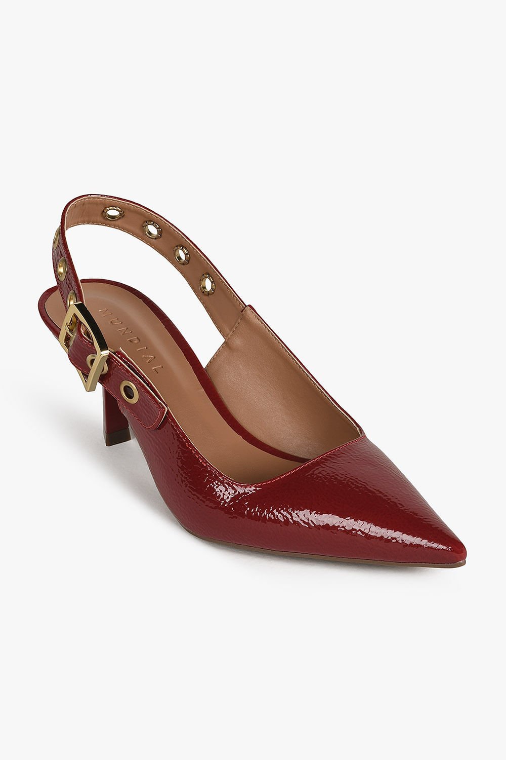 Scarpin Feminino Slingback Mundial Emanuelly Bordô 5