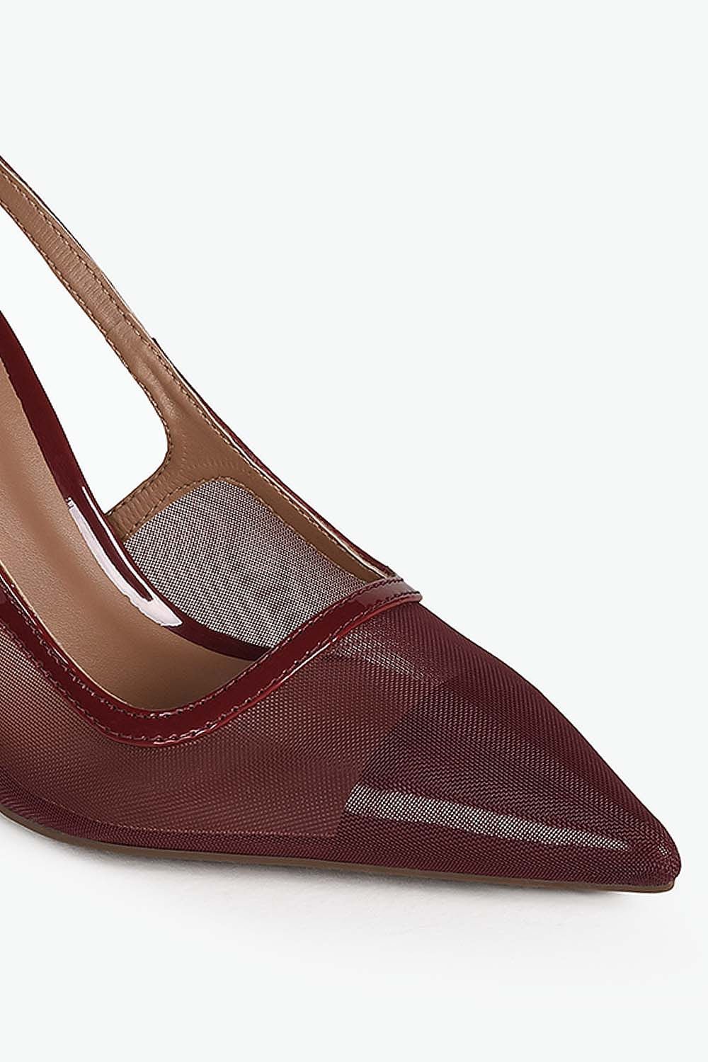 Scarpin Feminino Slingback Mundial Antonelli Bordô 3