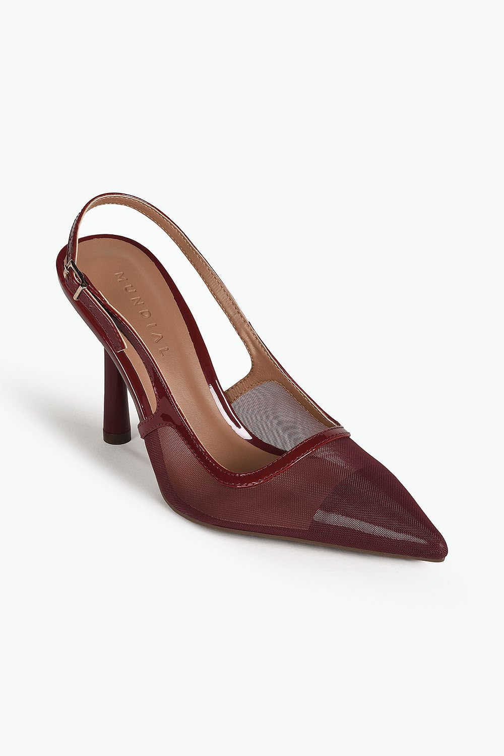 Scarpin Feminino Slingback Mundial Antonelli Bordô 5