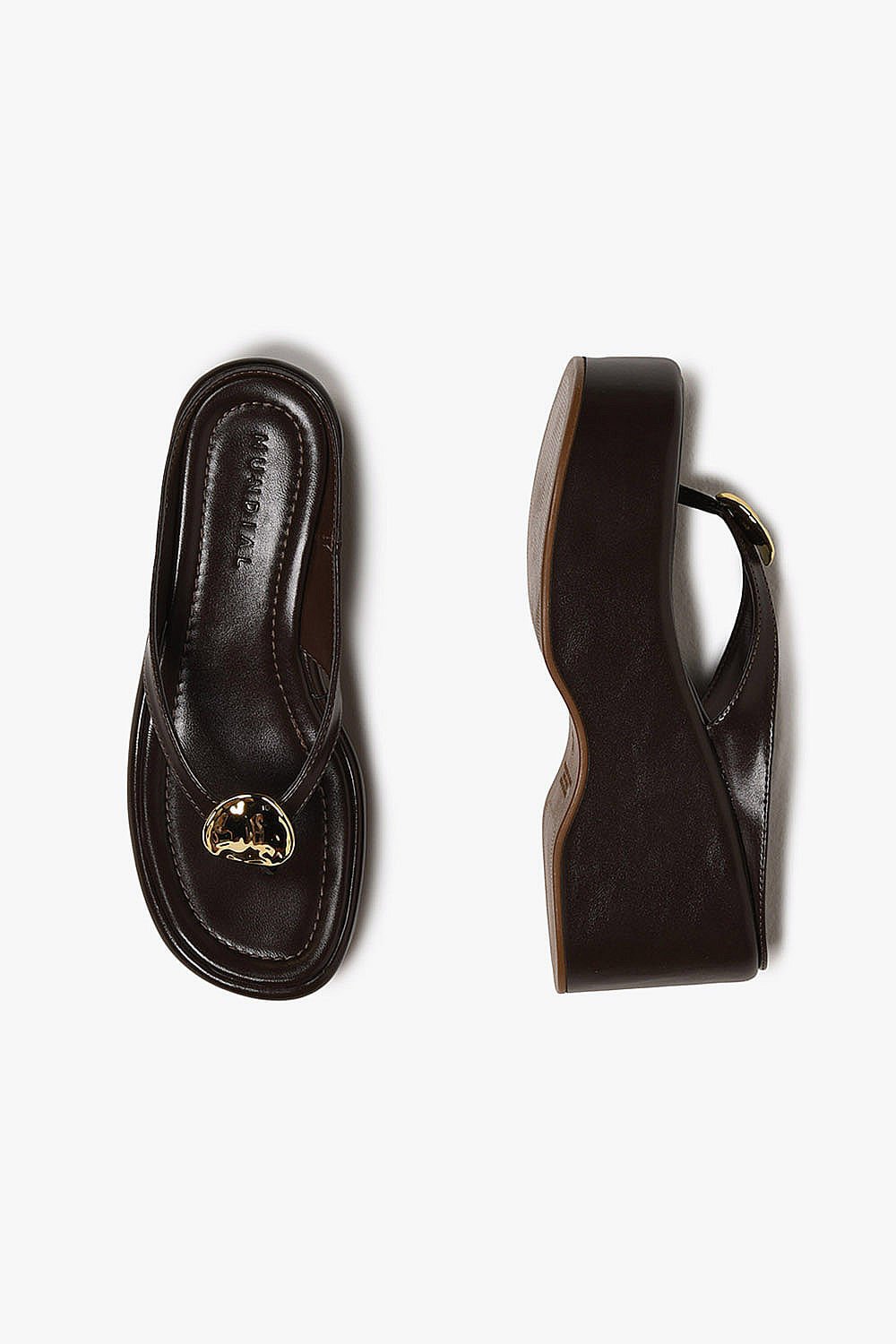 Tamanco Feminino Plataforma Mundial Zaya Marrom 3