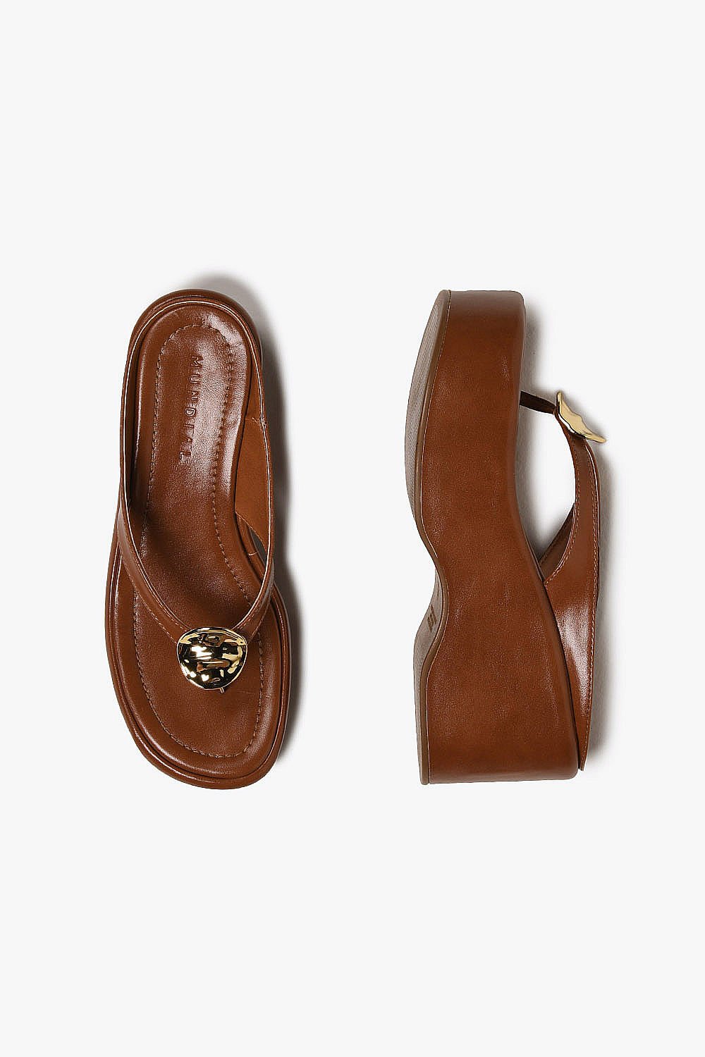 Tamanco Feminino Plataforma Mundial Zaya Marrom 3