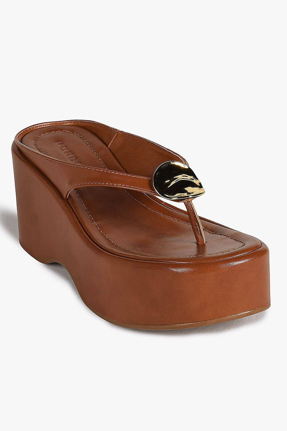 Tamanco Feminino Plataforma Mundial Zaya Marrom 4