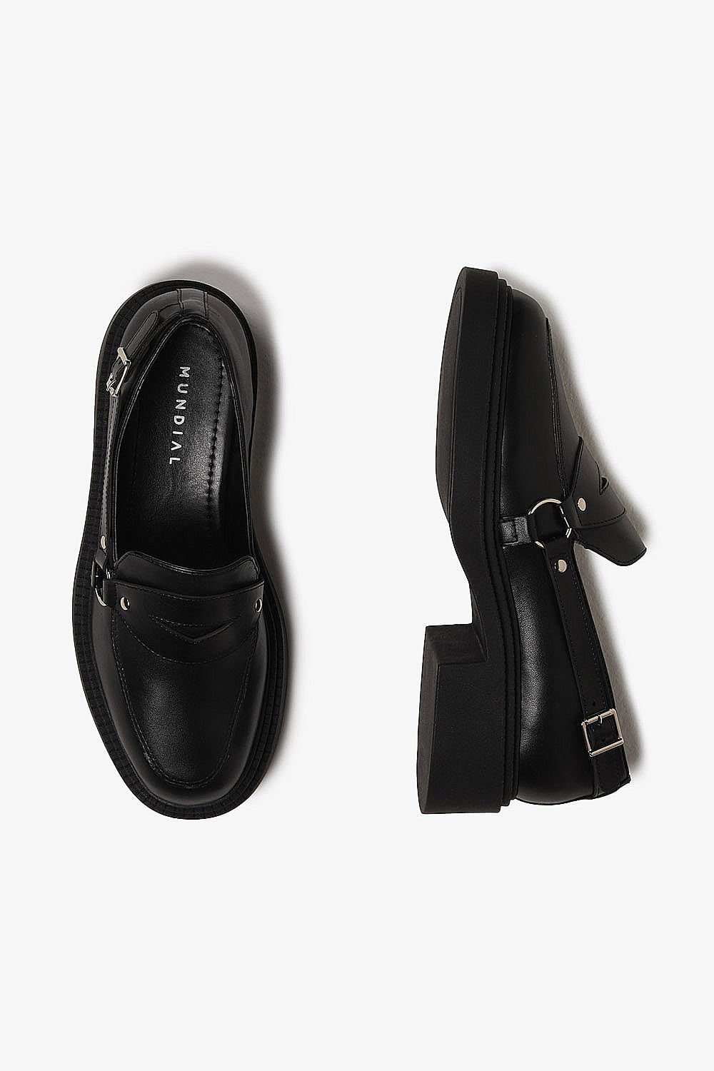 Mocassim Feminino Loafer Mundial Vania Preto 3