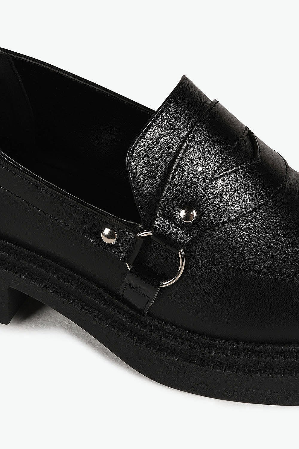 Mocassim Feminino Loafer Mundial Vania Preto 4