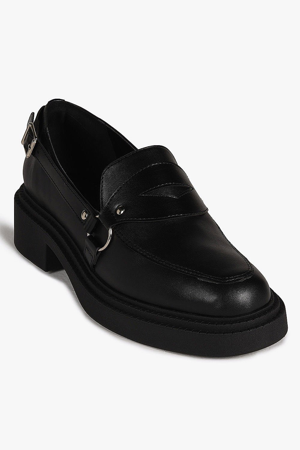 Mocassim Feminino Loafer Mundial Vania Preto 2