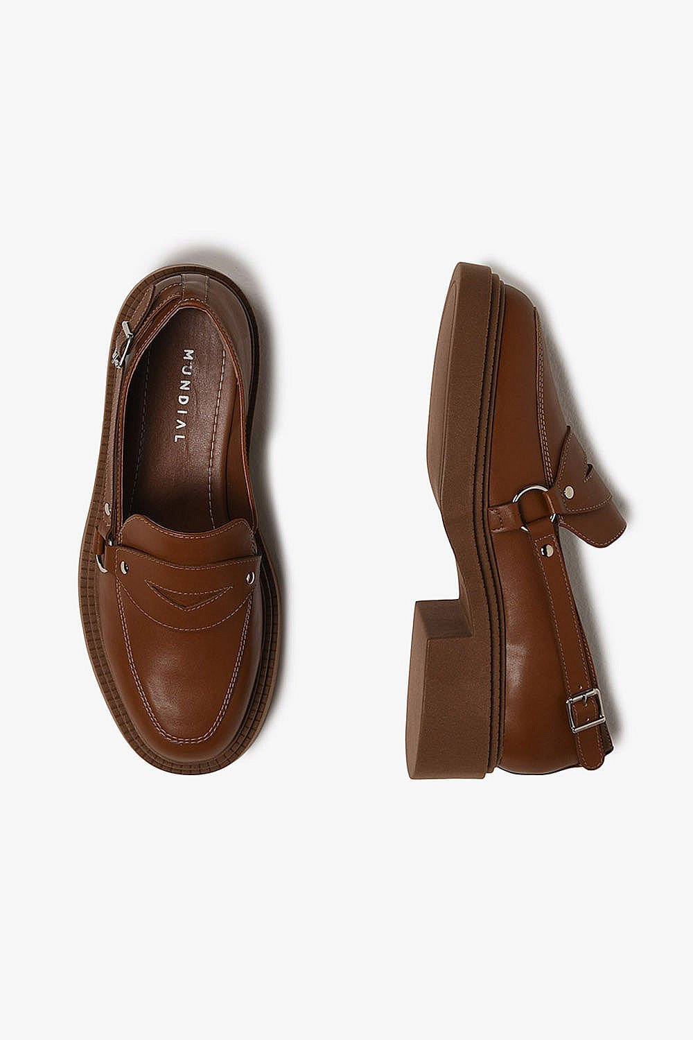 Mocassim Feminino Loafer Mundial Vania Marrom