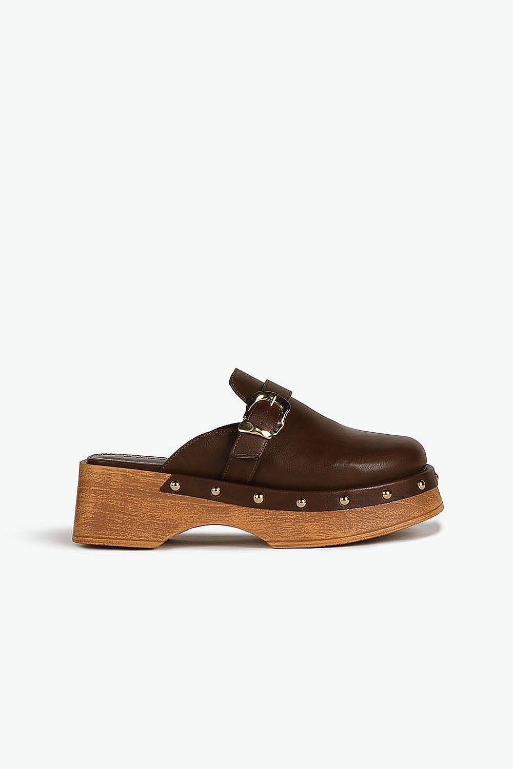 Mule Feminino Clog Mundial Lindalva Marrom 1