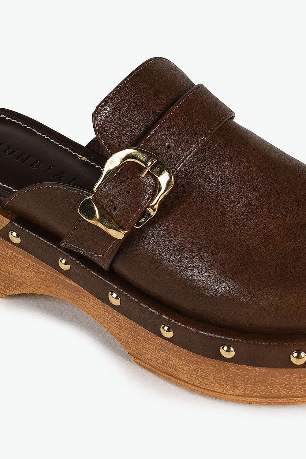 Mule Feminino Clog Mundial Lindalva Marrom 2