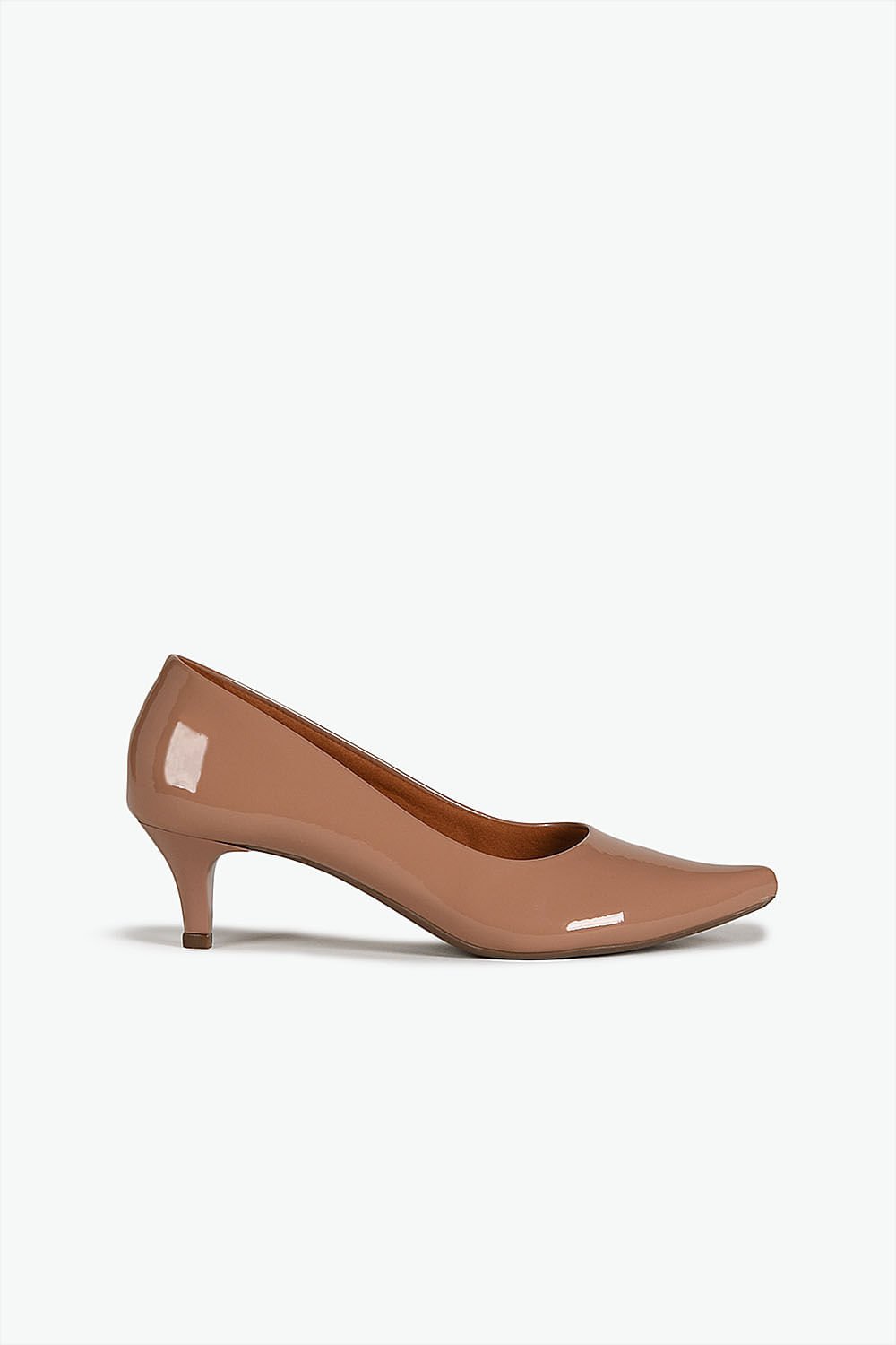 Scarpin Feminino Salto Médio Mundial Acley Bege 1