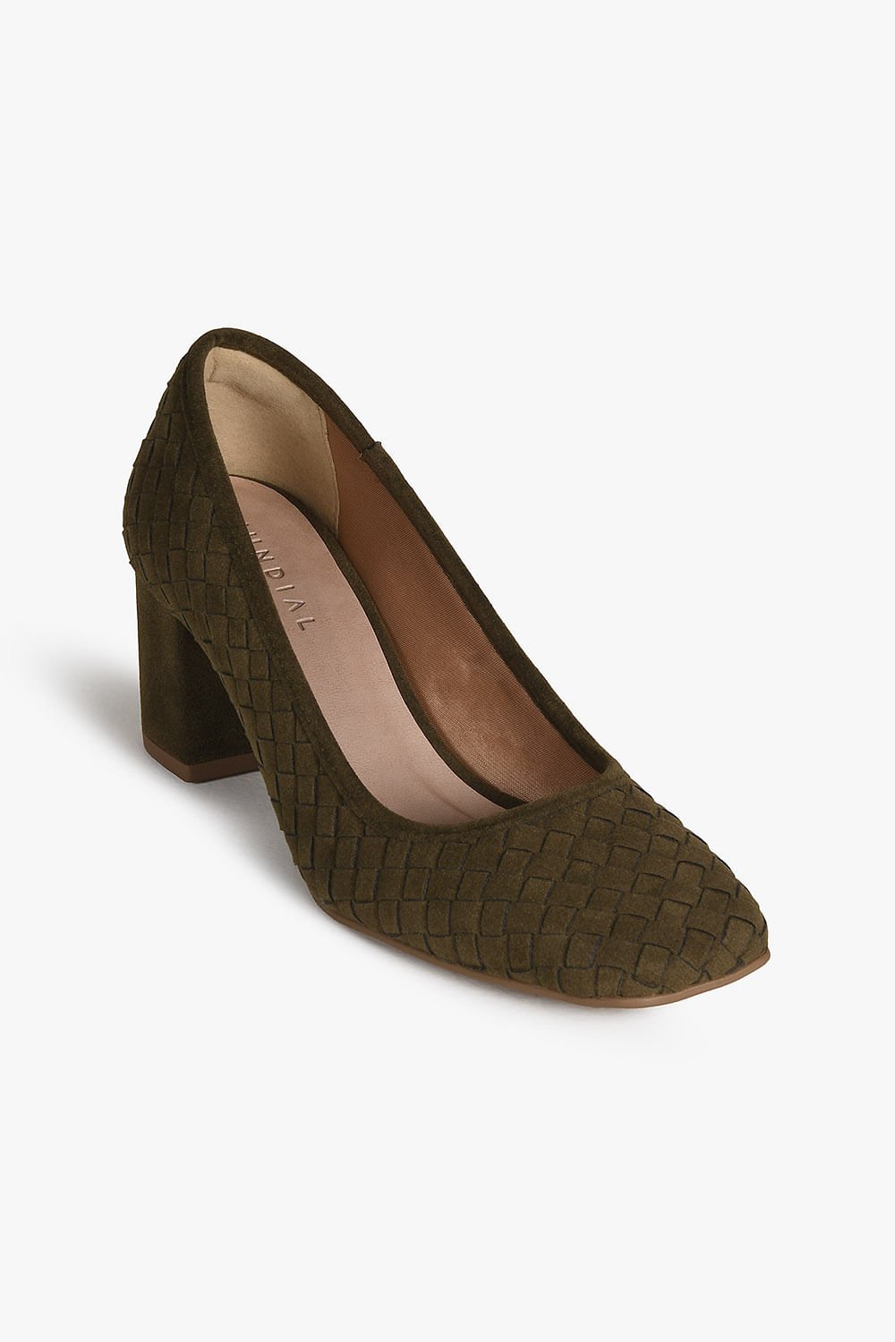 Sapato Feminino Salto Alto Mundial Ieza Verde 2