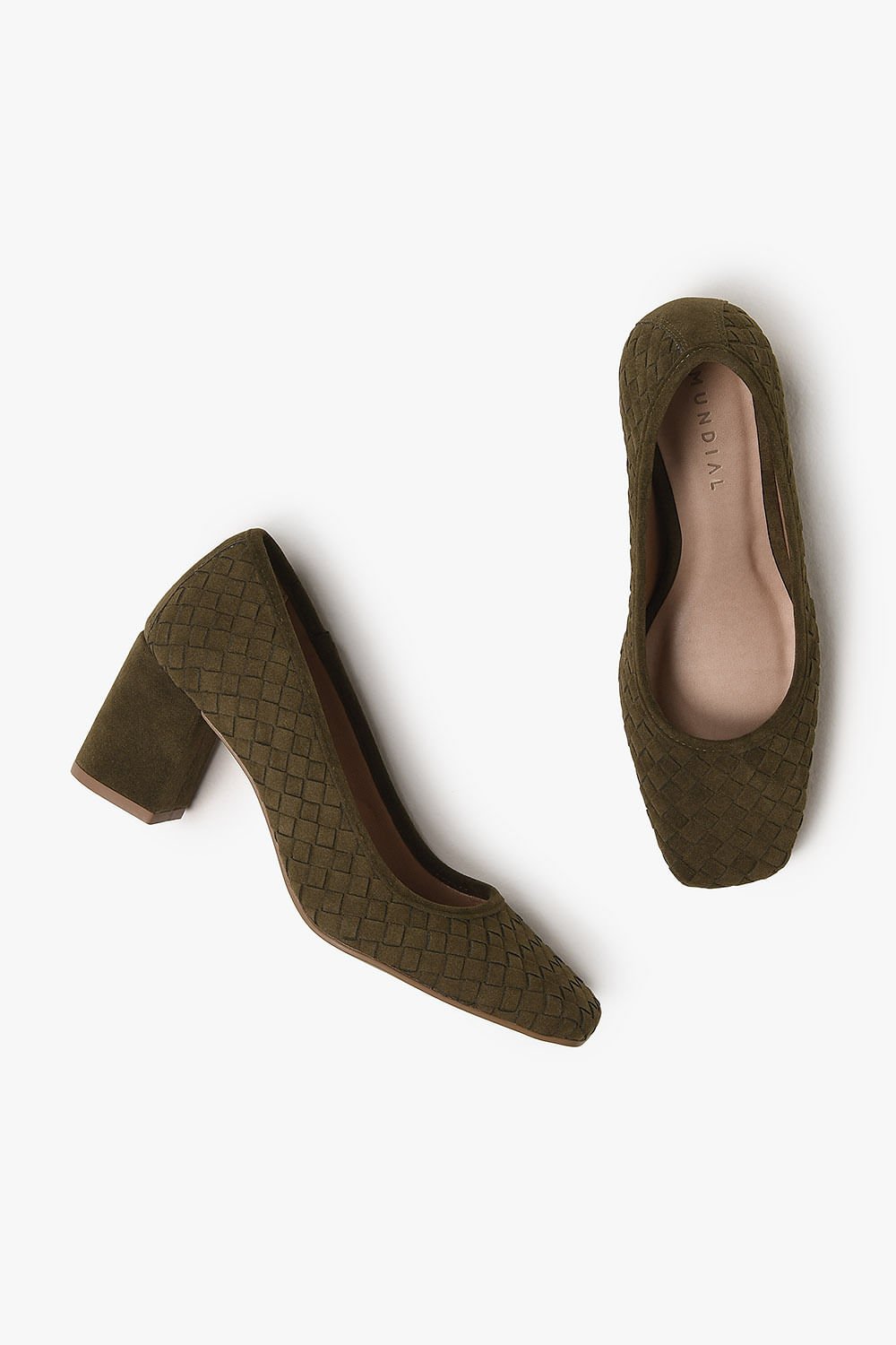 Sapato Feminino Salto Alto Mundial Ieza Verde 3