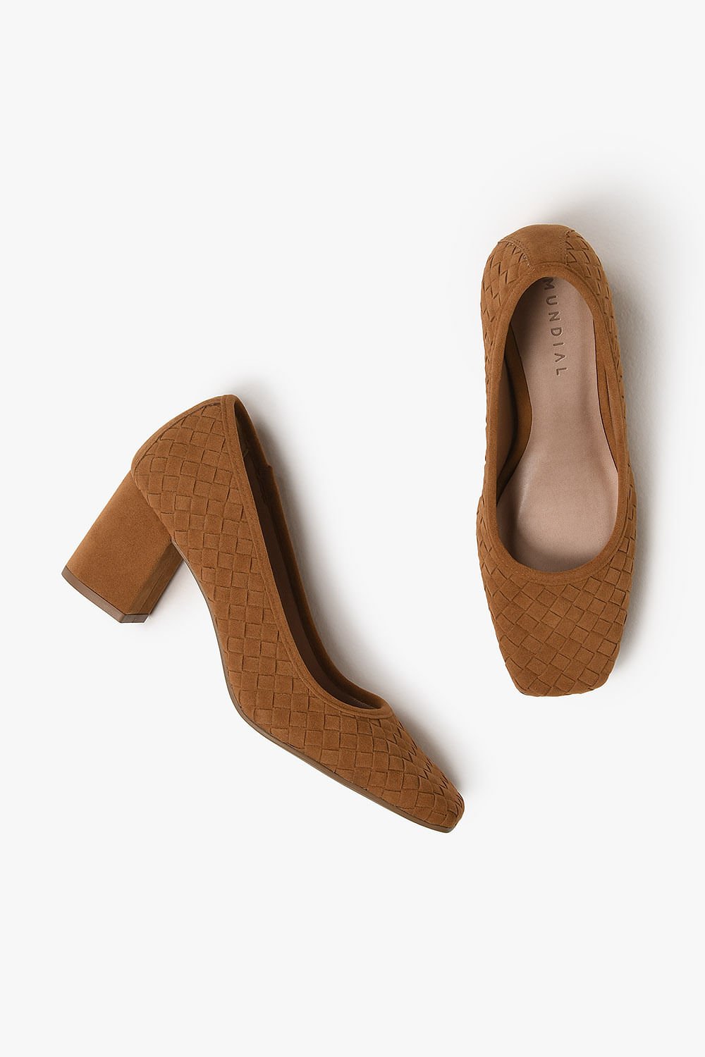 Sapato Feminino Salto Alto Mundial Ieza Marrom 3