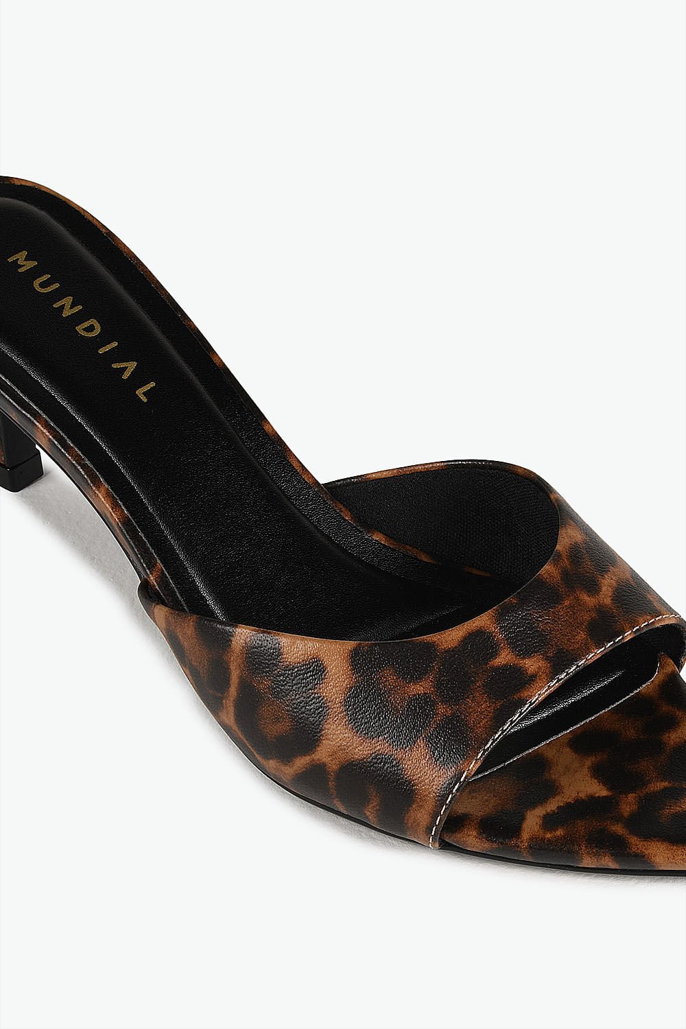 Tamanco Feminino Salto Médio Mundial Belmira Marrom 2