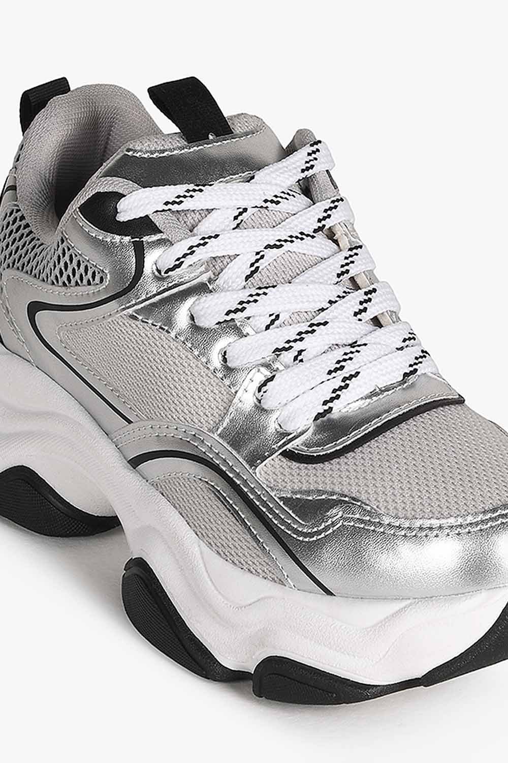 Tênis Sneaker Feminino Mundial Teresa Prata 2