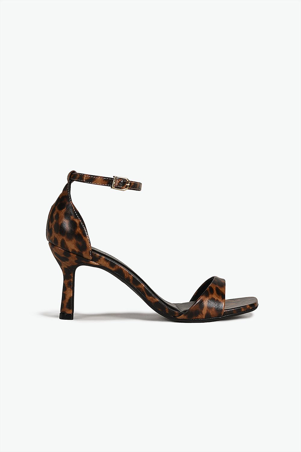 Sandália Feminina Salto Alto Mundial Marinalva Marrom 1