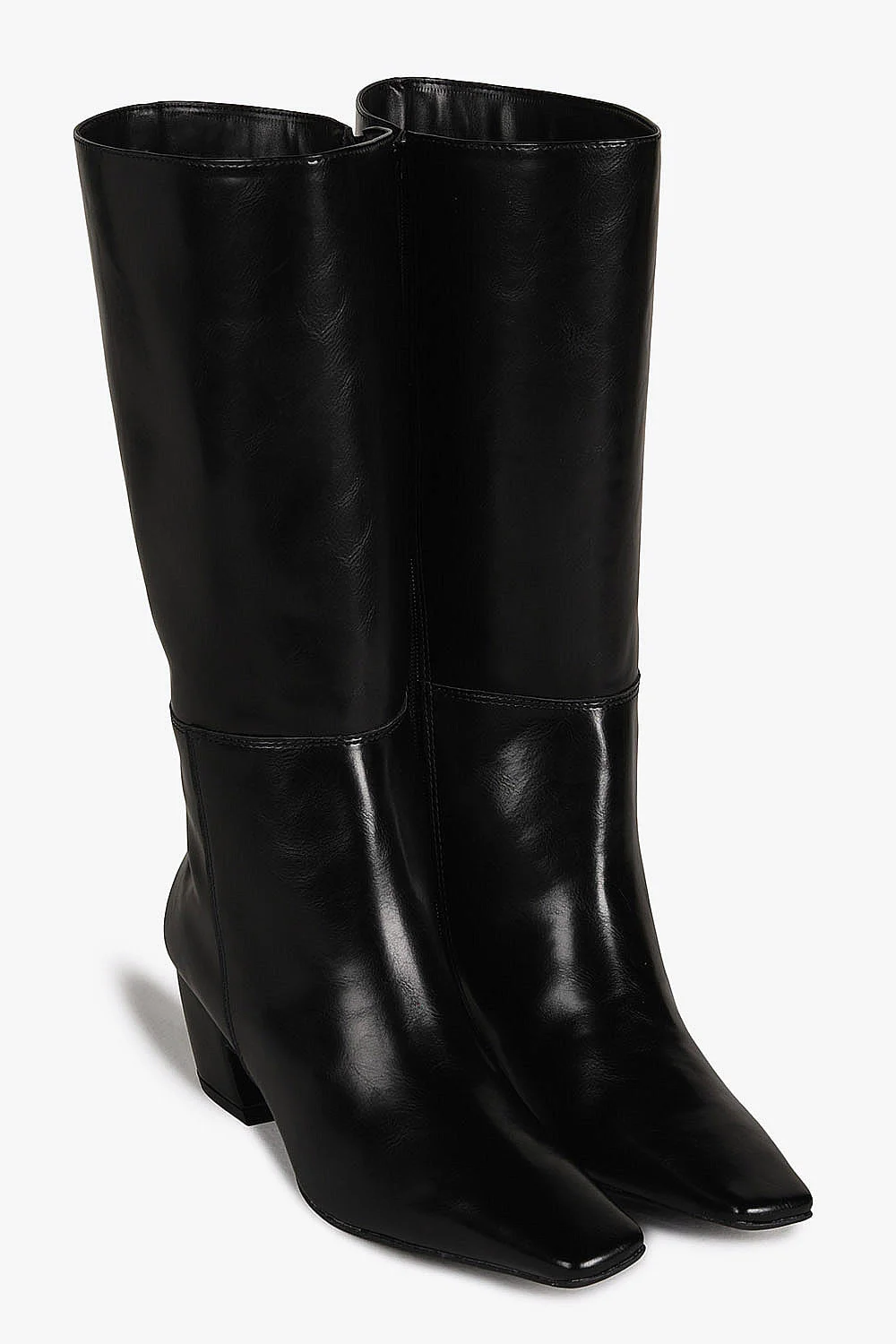 Bota Feminina Cano Médio Mundial Zayn Preto 4