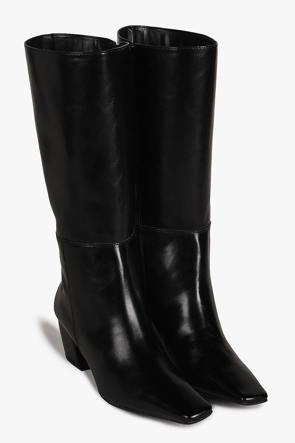 Bota Feminina Cano Médio Mundial Zayn Preto