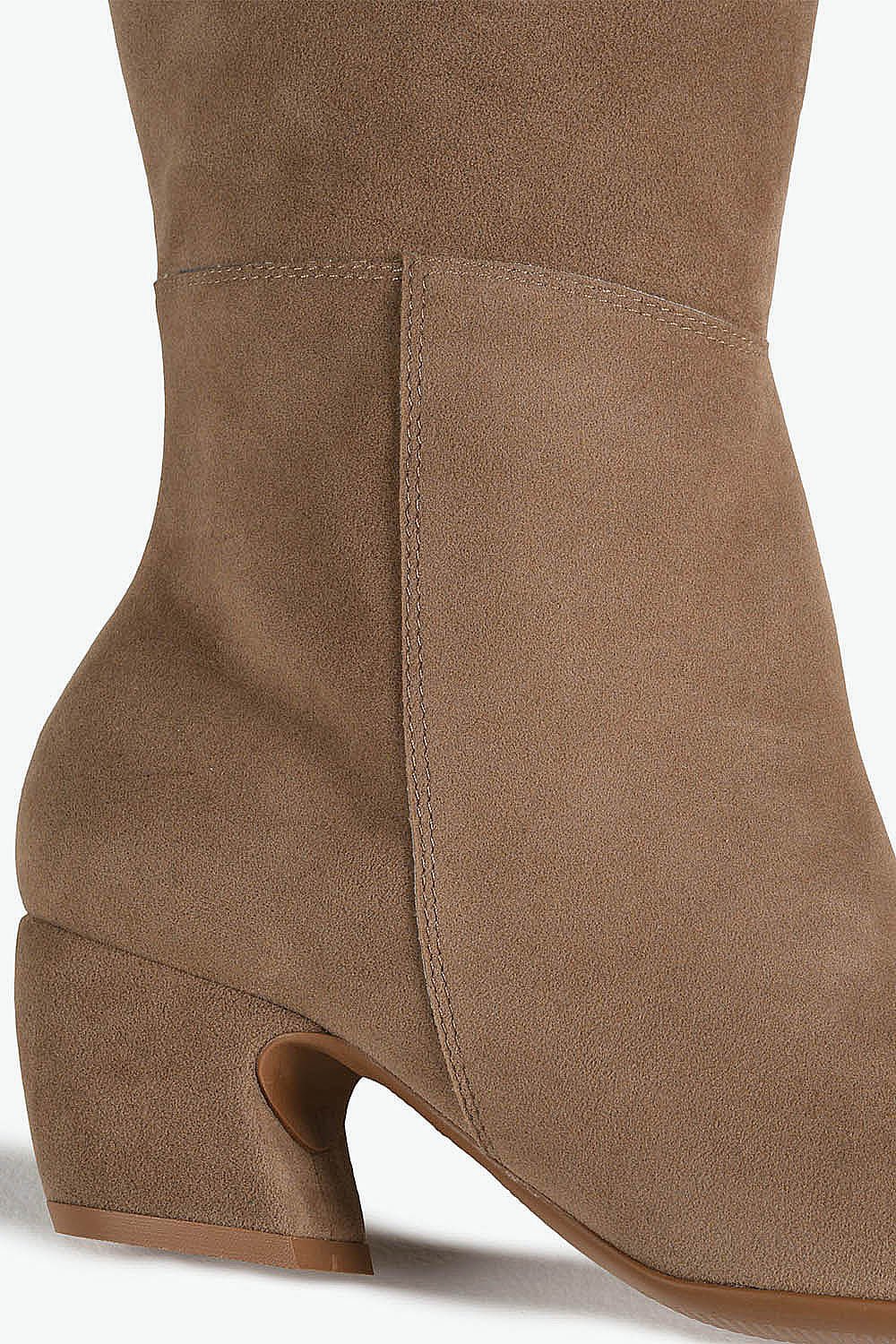 Bota Feminina Cano Médio Mundial Zayn Marrom 2