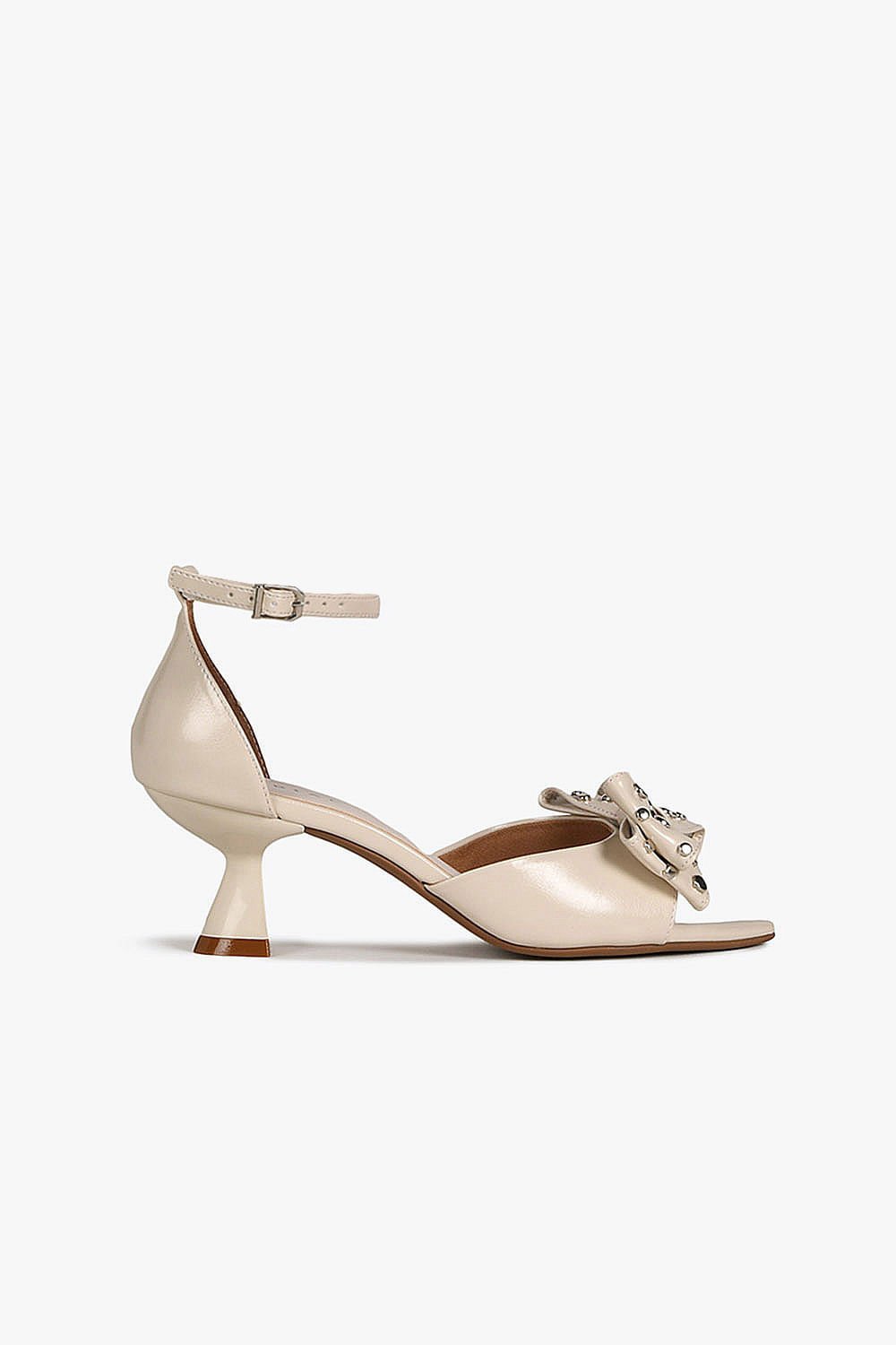 Sandália Feminina Salto Alto Mundial Thaiza Branco 1