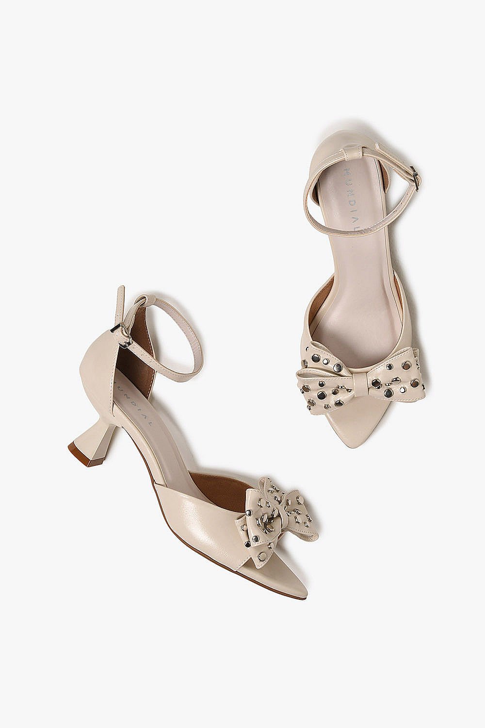 Sandália Feminina Salto Alto Mundial Thaiza Branco 3