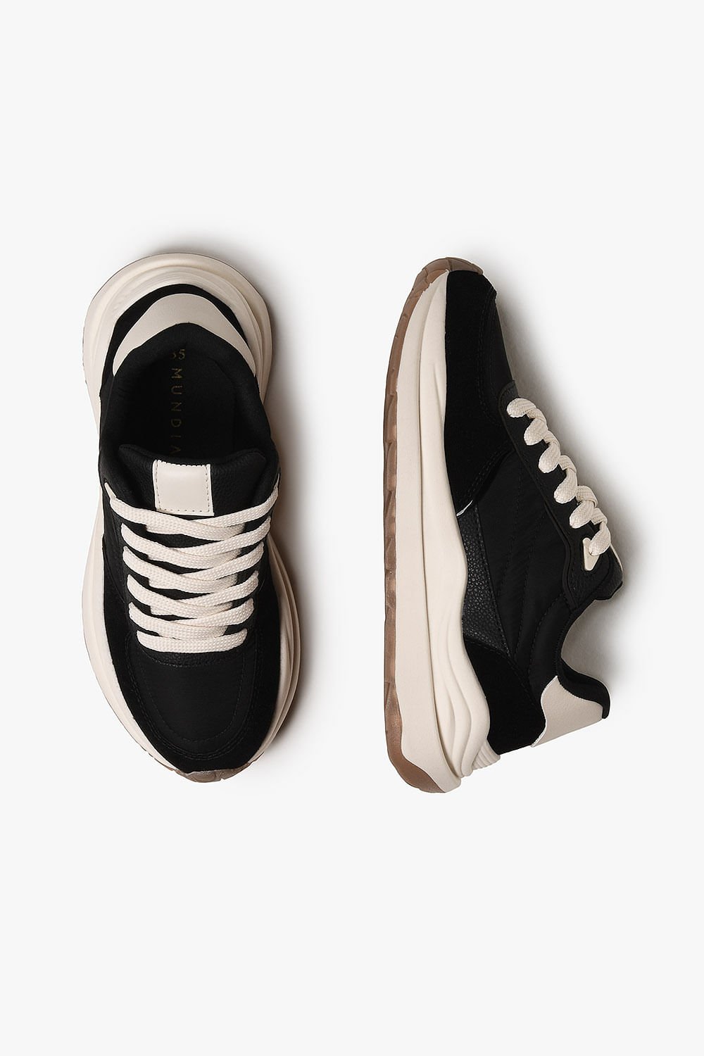 Tênis Feminino Plataforma Mundial Thaisa Preto 3