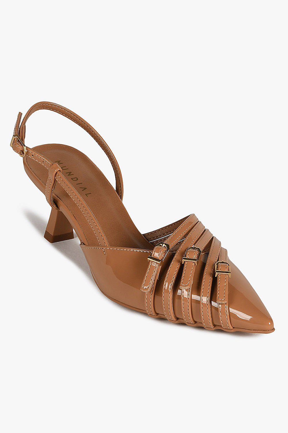 Scarpin Feminino Slingback Mundial Suelly Marrom 4