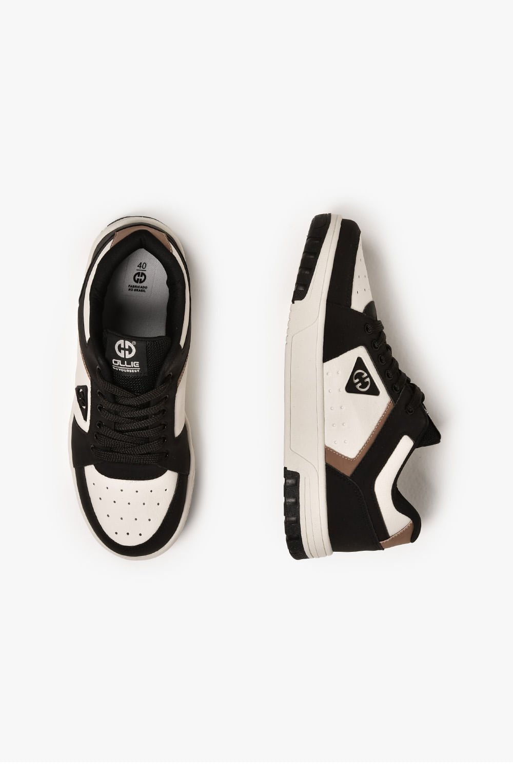 Tênis Infantil Masculino Ollie Volt 2 Preto/Branco 3