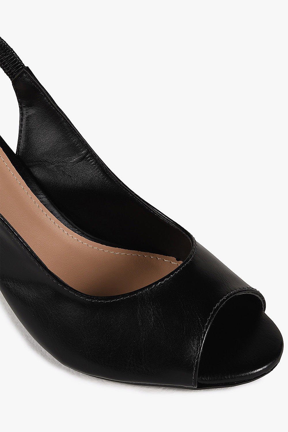 Sandália Feminina Peep Toe Mundial Alexandra Preto 2