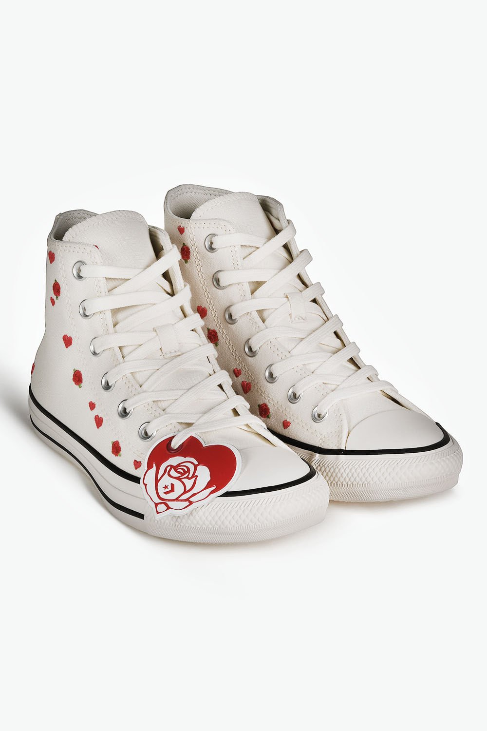 Tênis Converse Chuck Taylor All Star Bem Me Quer Mal Me Quer Branco 4