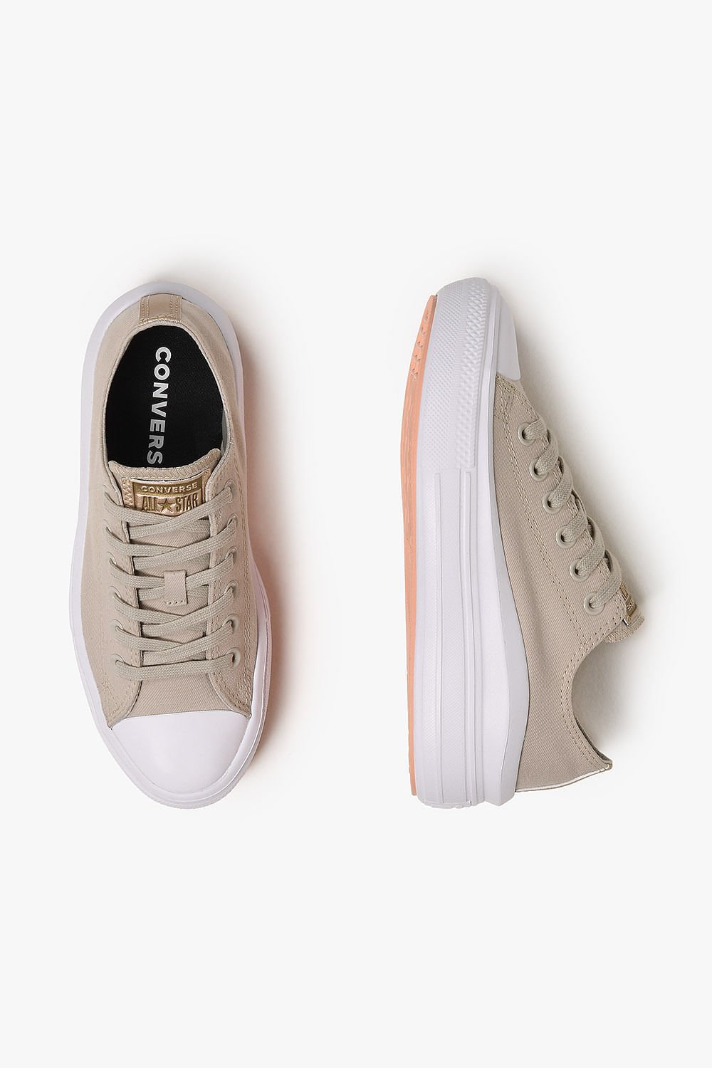 Tênis Feminino Converse All Star Move Bege 3