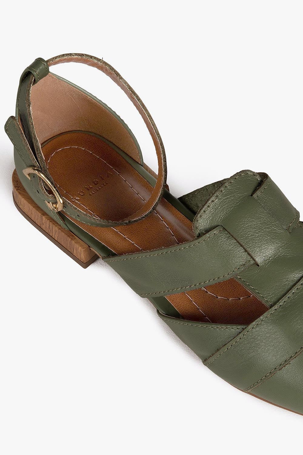 Sapato Feminino Salto Baixo Mundial Lydia Verde 2