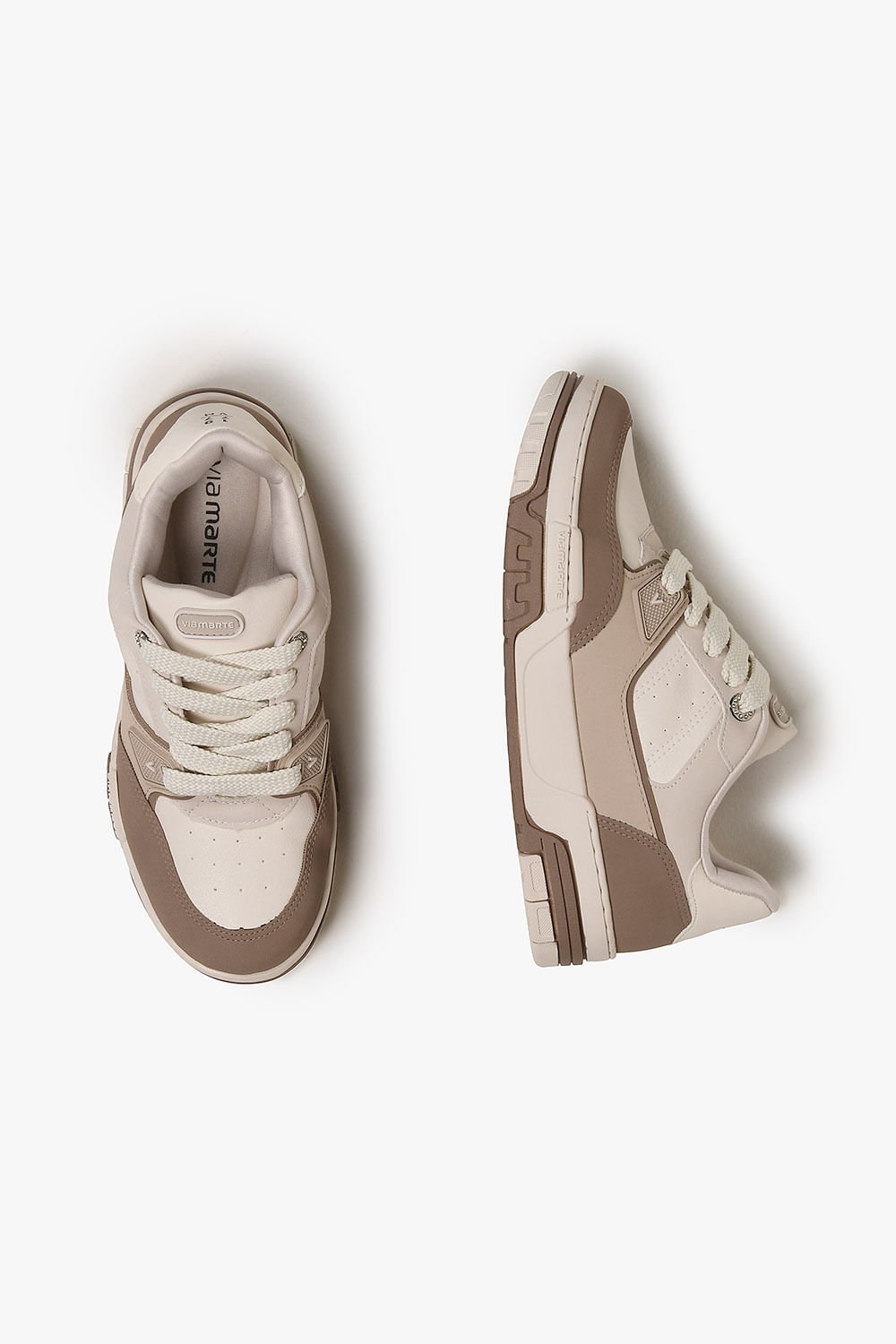 Tênis Feminino Plataforma Via Marte Valdisia Cinza 3