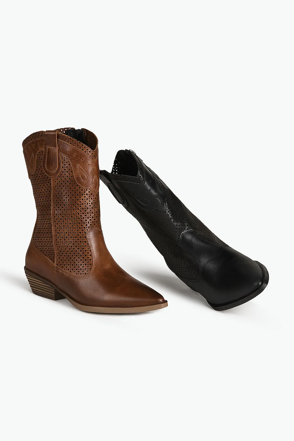 Bota Texana Feminina Cano Curto Mundial Louisa Caramelo 5