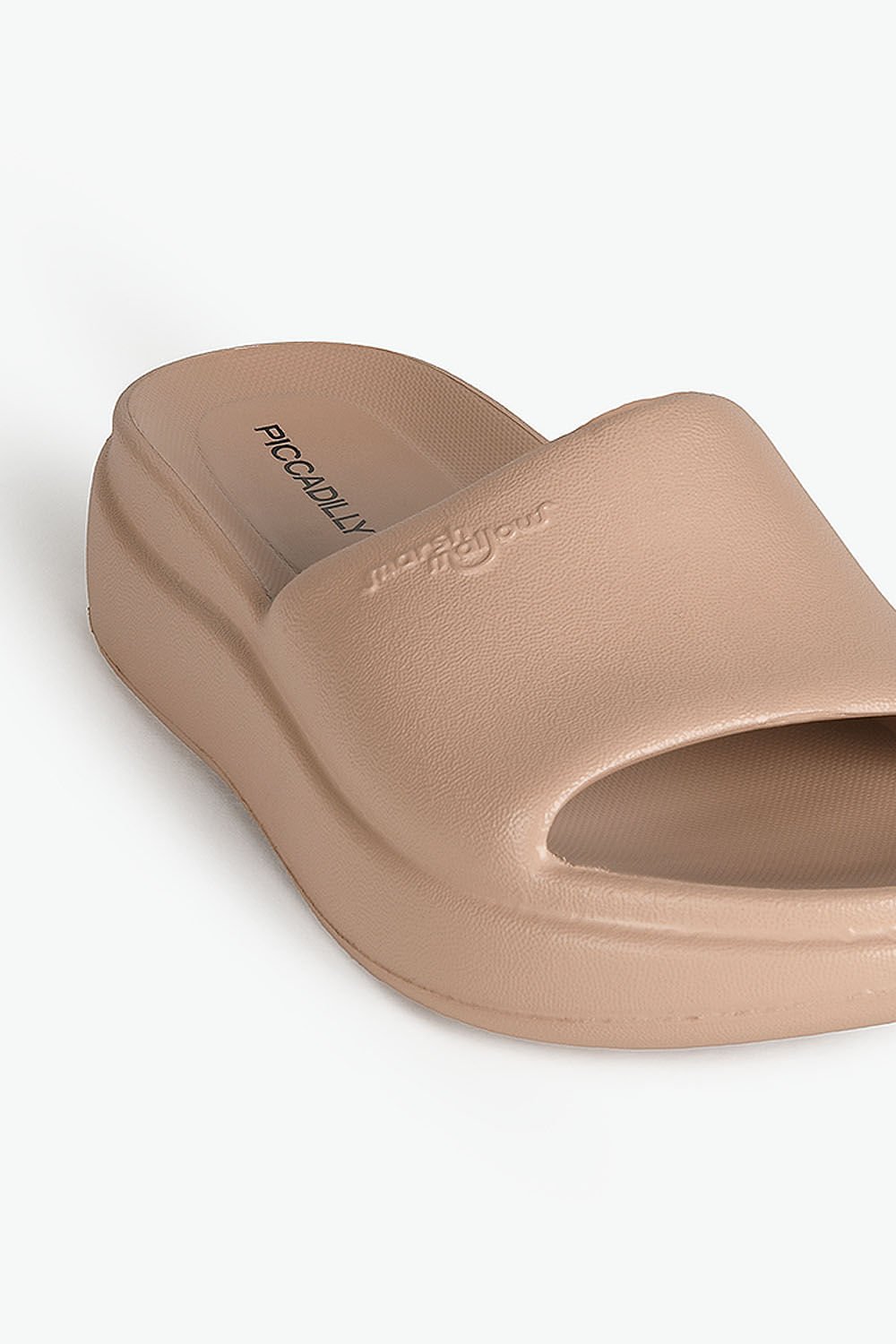 Tamanco Feminino Papete Piccadilly Marshmallow Carla Bege 2