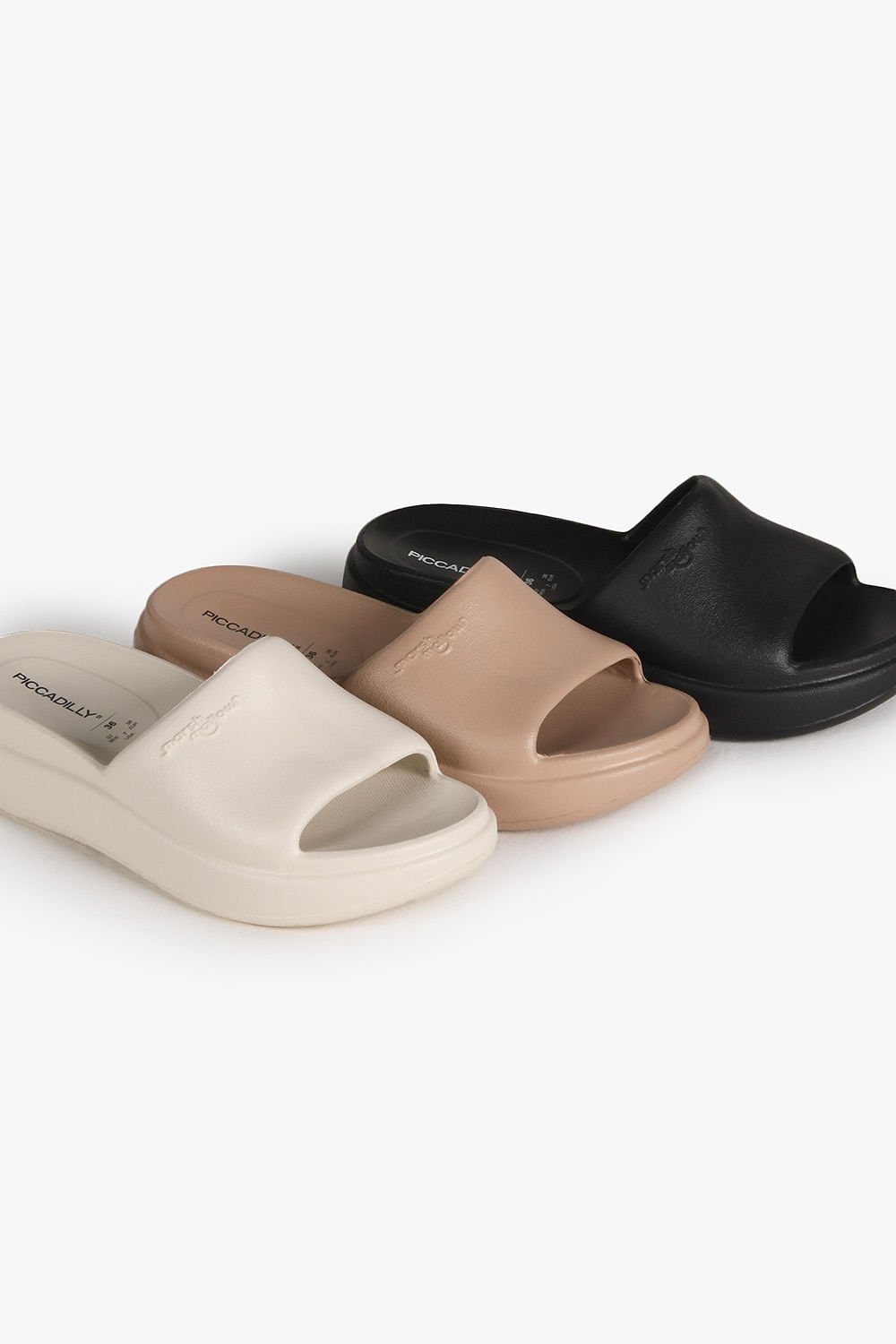 Tamanco Feminino Papete Piccadilly Marshmallow Carla Bege 5