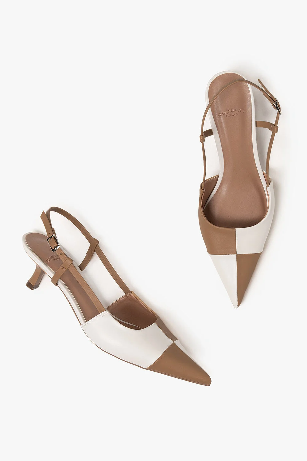 Scarpin Feminino Slingback Mundial Julieta Caramelo 3