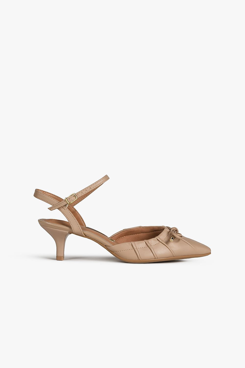Scarpin Feminino Slingback Vizzano Leonor Bege 1