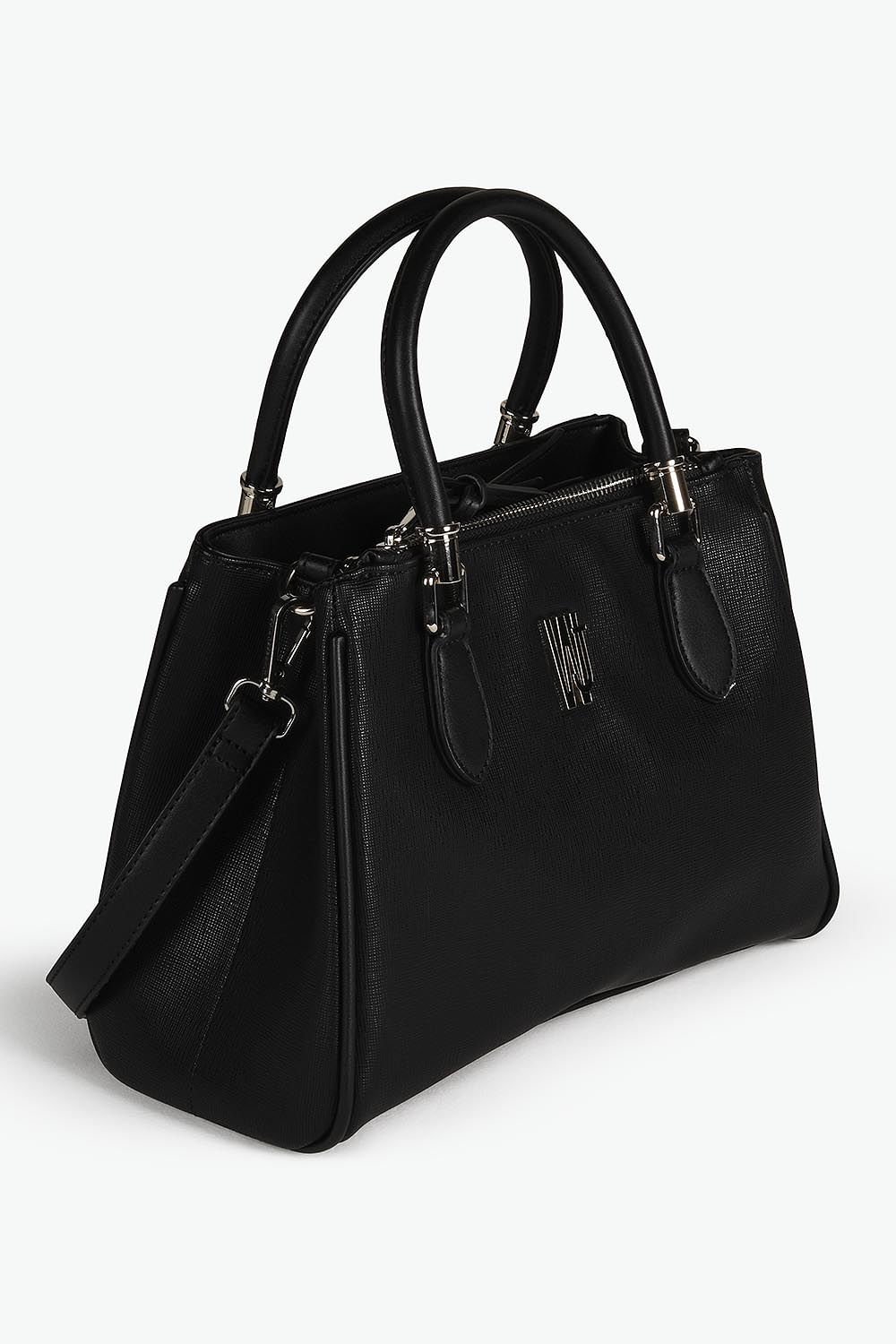 Bolsa Média Satchel Feminina Wj Amara Preto 4