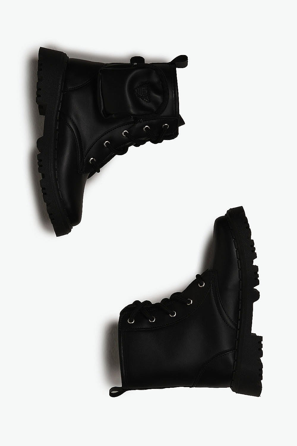 Bota Infantil Coturno Cano Curto Nilqi Teen Nina Preto 3