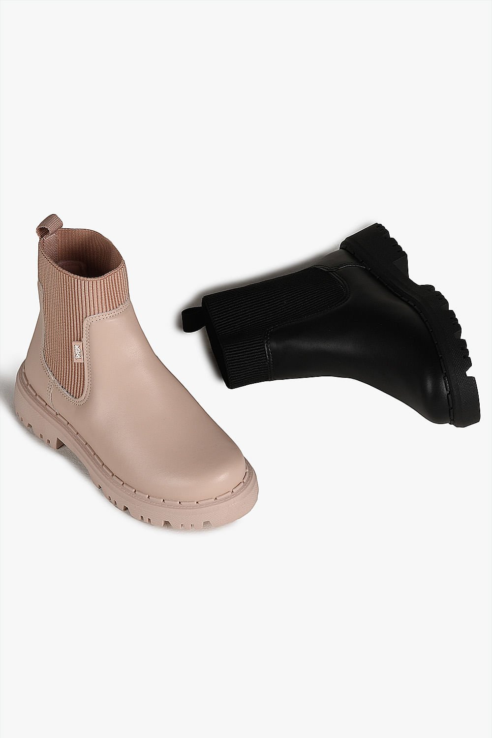 Bota Infantil Coturno Cano Curto Nilqi Teen Cacau Preto 5