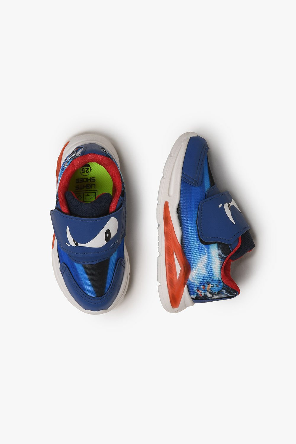 Tênis Casual Infantil Mini Pé Personagens Azul 3