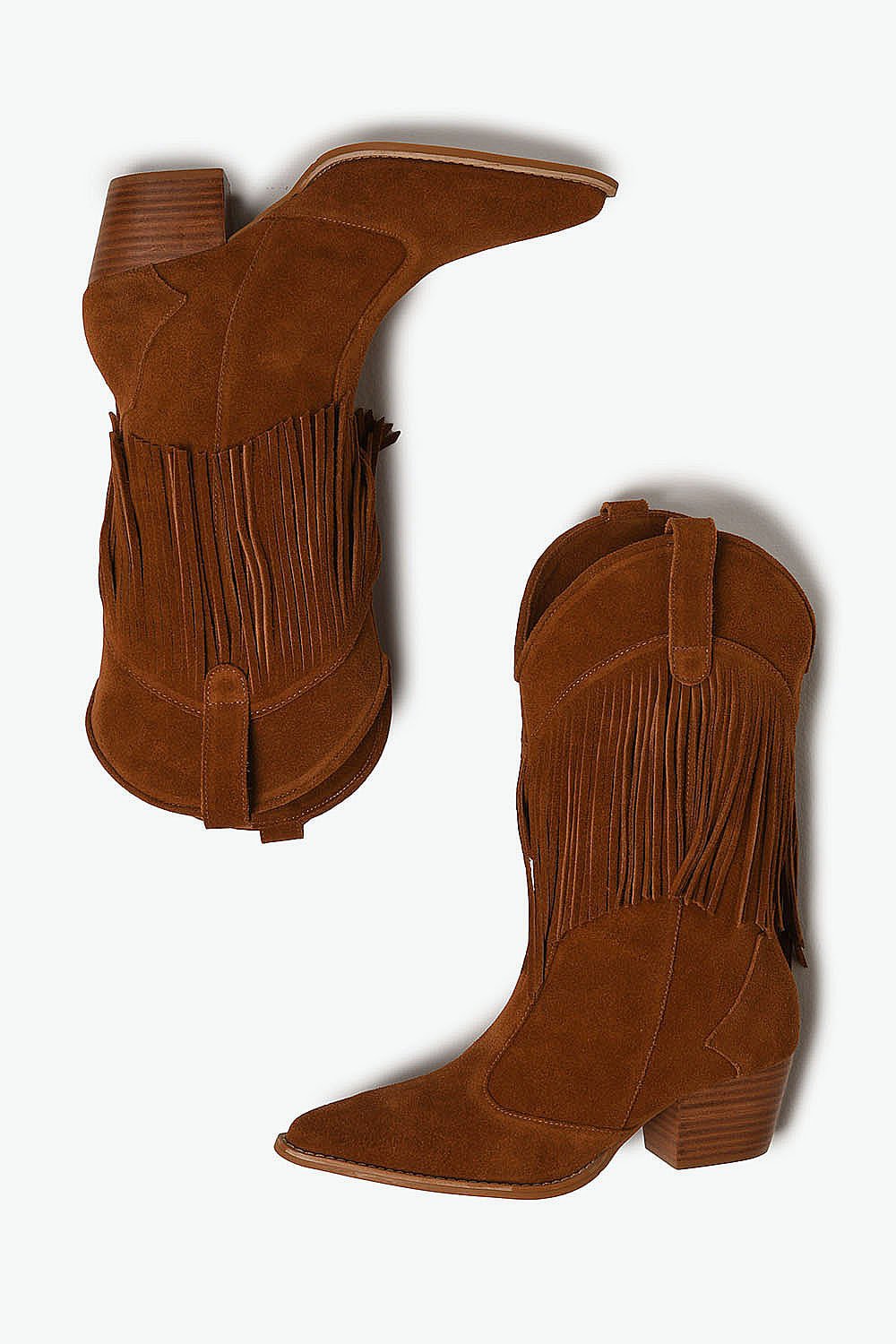 Bota Texana Feminina Cano Longo Mundial Kedie Caramelo 3