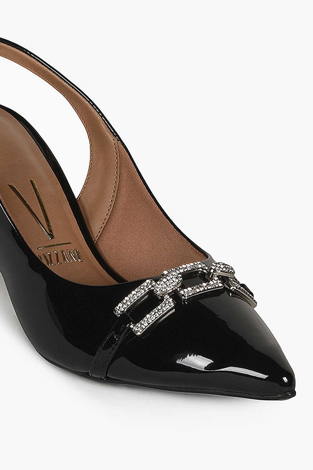 Scarpin Feminino Slingback Vizzano Loraine Preto 2