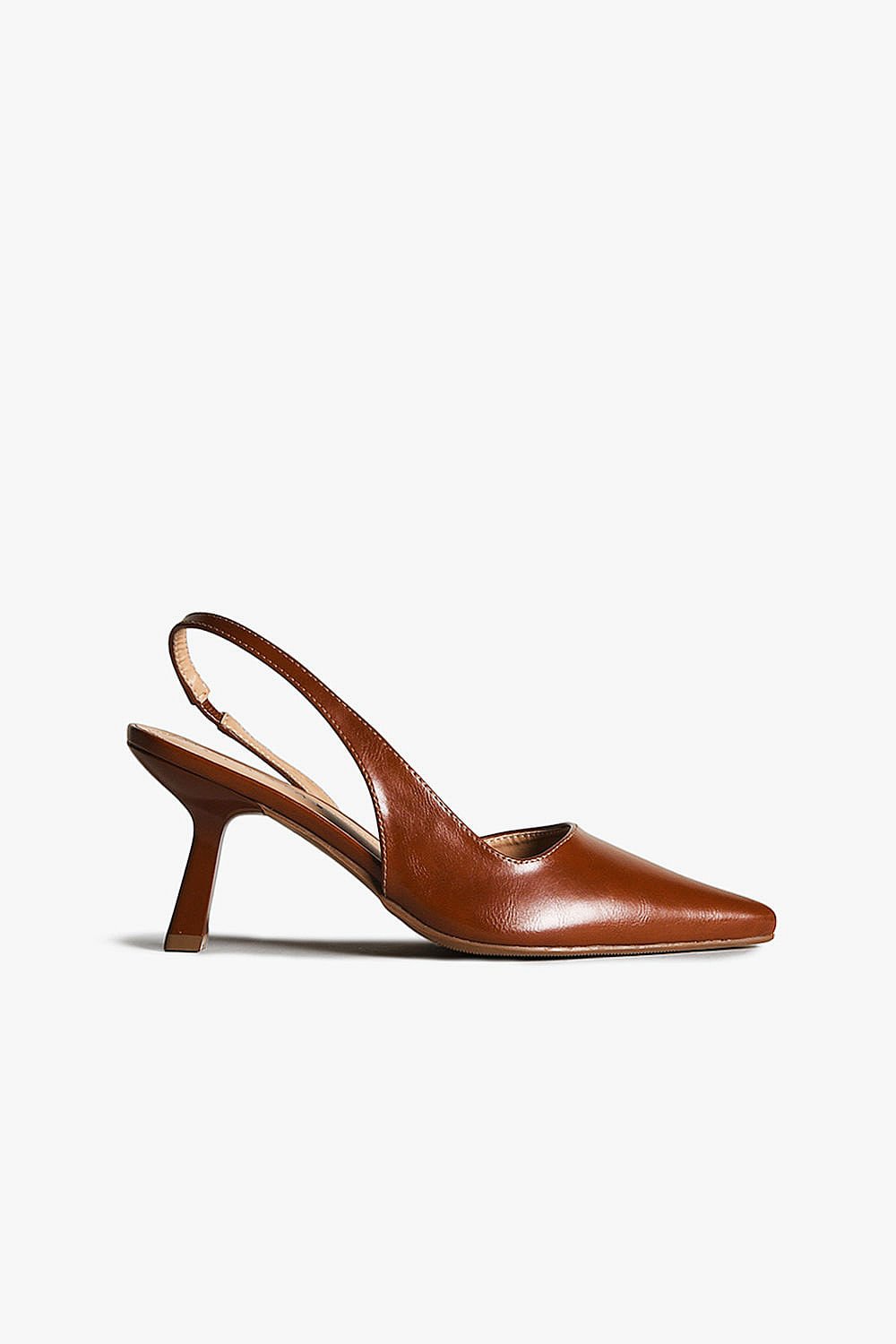 Scarpin Feminino Slingback Mundial Audrei Caramelo 2