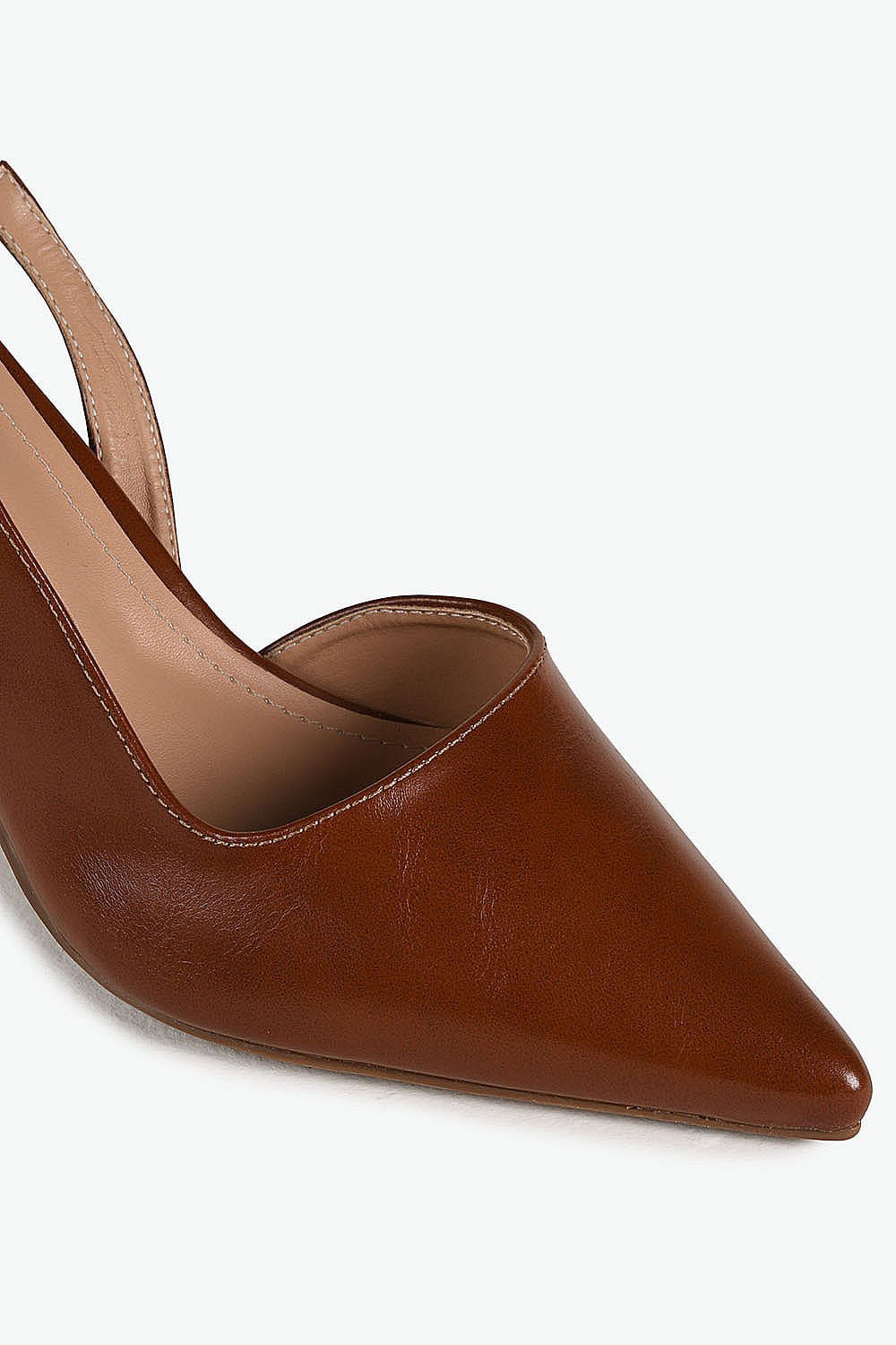 Scarpin Feminino Slingback Mundial Audrei Caramelo 5