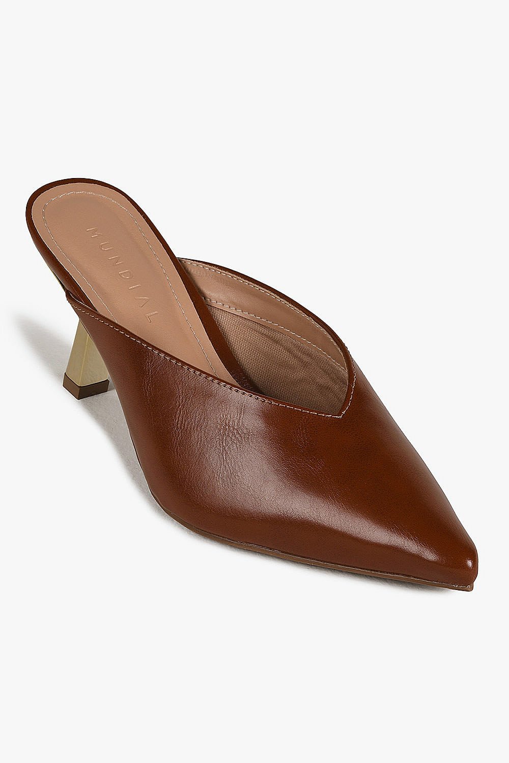 Mule Feminino Mundial Yeda Caramelo 4
